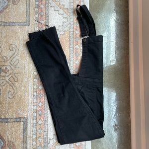 Madewell Black Overalls